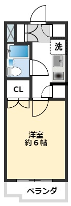 衣笠ダイカンプラザシティの間取り