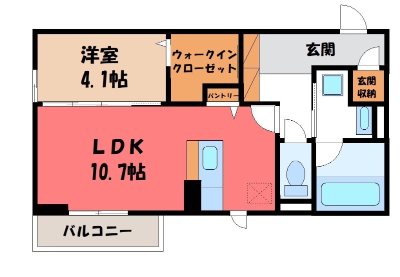 D-SOUTHの間取り