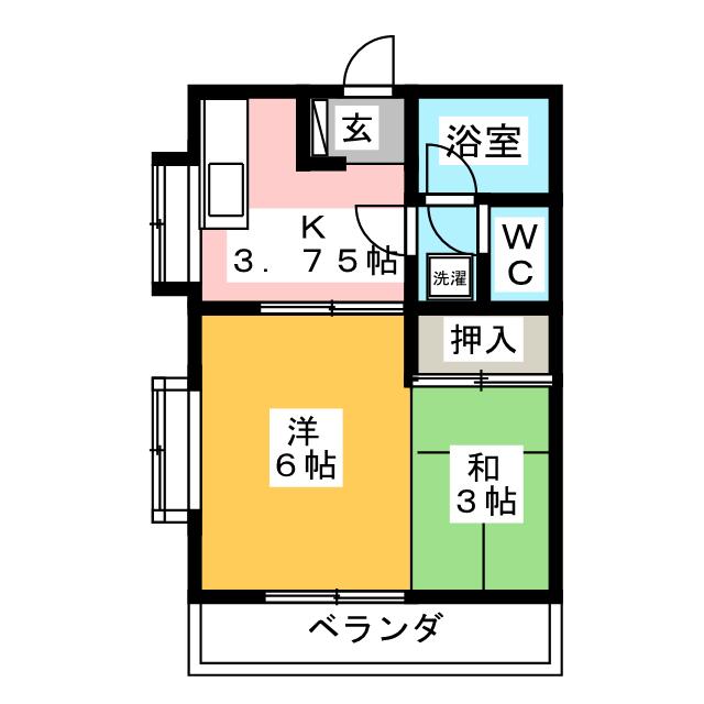 ソワサント木内の間取り