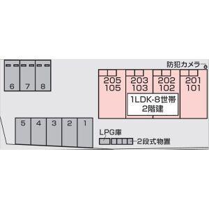 【ＡＺＵＣＥＮＡ２（アスセーナ２）の駐車場】