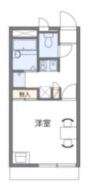 神戸市須磨区多井畑のアパートの間取り