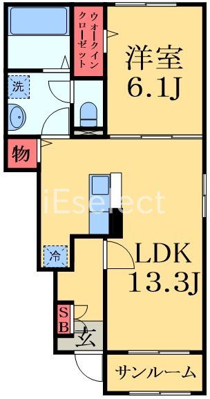 市原市青葉台のアパートの間取り