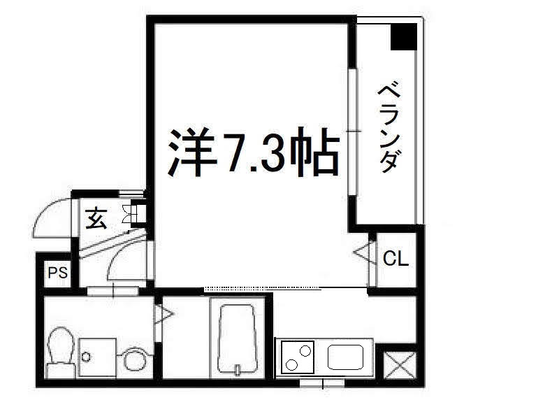 ウエスト一条の間取り