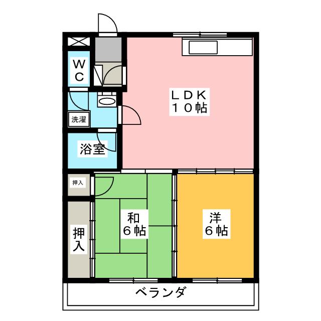 サンフラッツ富士の間取り