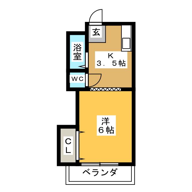 コーポ黒沢台５の間取り