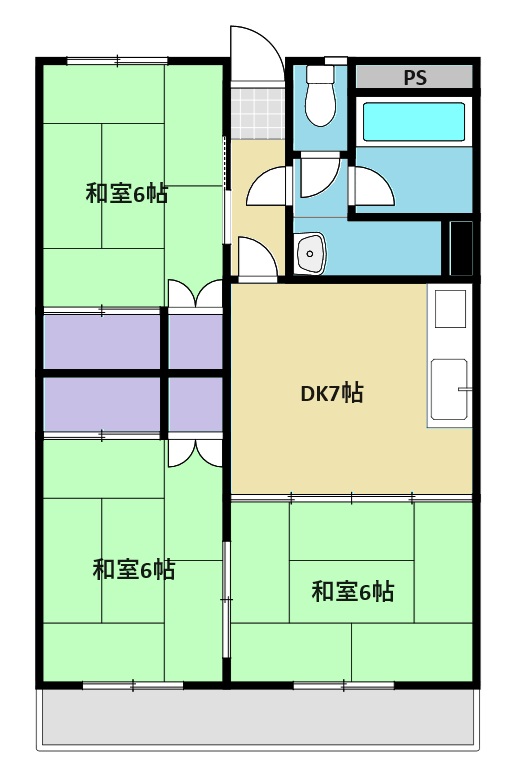 幸ハイツの間取り