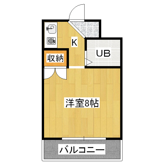 京都市山科区竹鼻竹ノ街道町のマンションの間取り