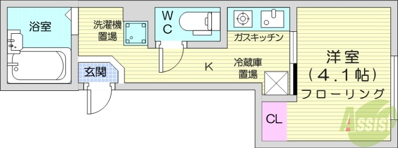 AJITO　S11の間取り