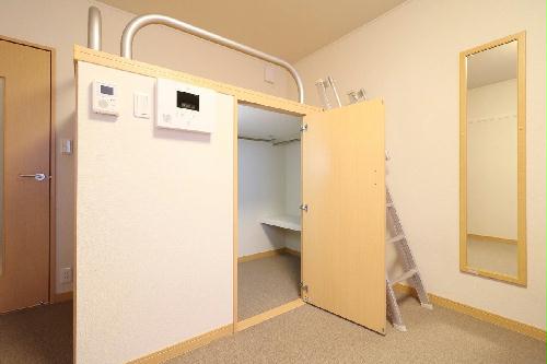 収納　ウォークインクローゼット付！お部屋もすっきり片付けられます