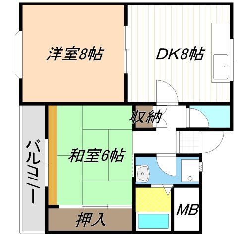 栄グランドハウスの間取り