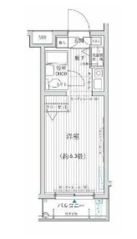 川崎市麻生区高石のマンションの間取り