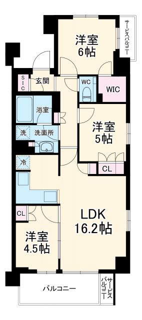 プレディアコート鷺沼の間取り