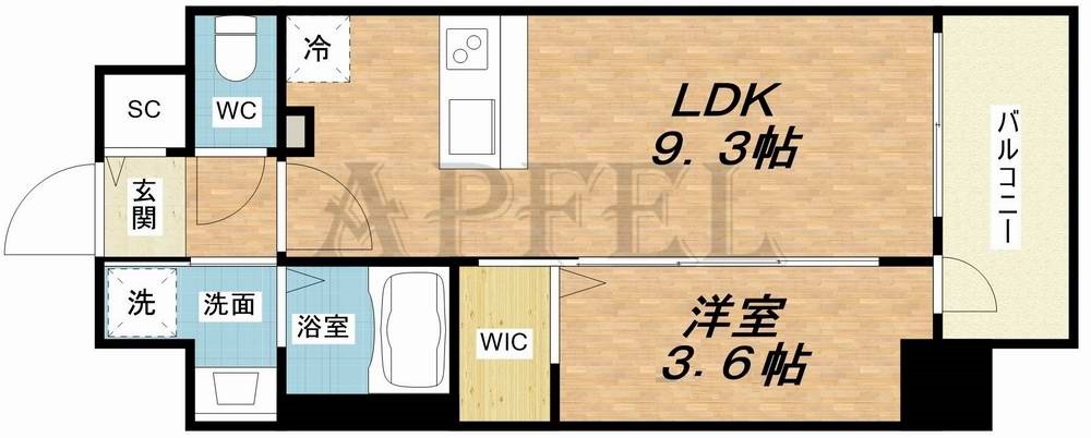 ファステート難波グランプリの間取り