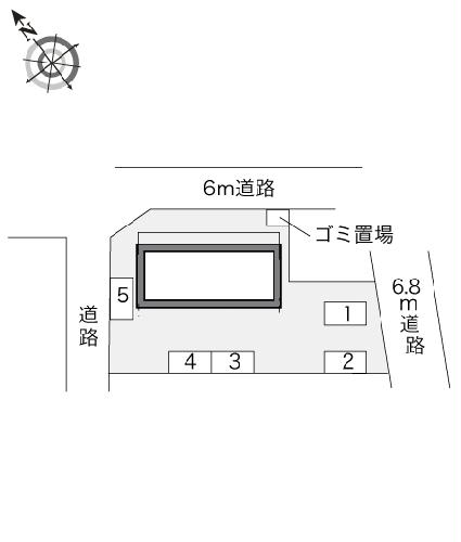 【レオパレスフォンティーヌのエントランス】