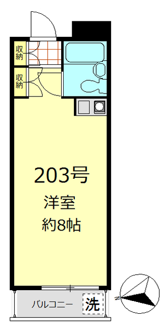 パレロワイヤル弦巻の間取り