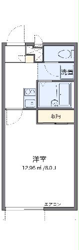 レオパレスポムの間取り