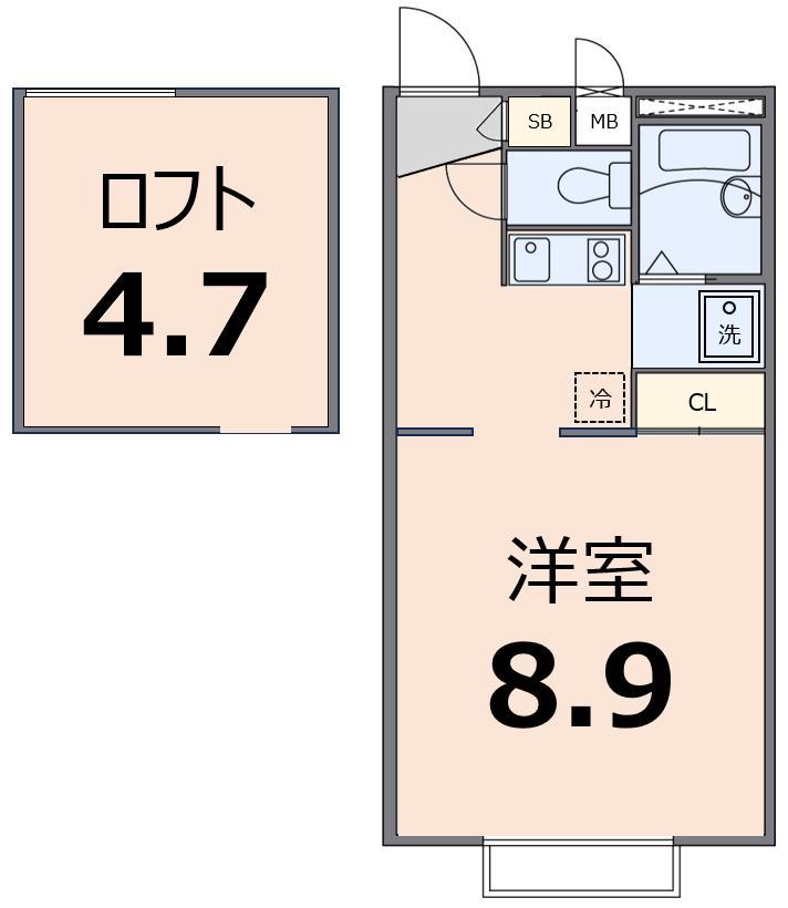 Re-Birth KOUSAI Aの間取り