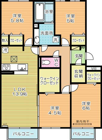 ドリームテュアの間取り