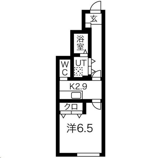 ＥＬＥＳＩＳ花巻Ｂ棟の間取り