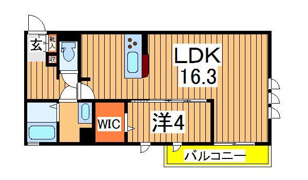 フェリーチェおおたかの森の間取り