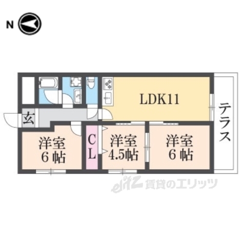 ライゼックス長浜１の間取り