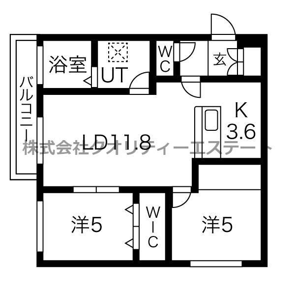 Kalmia桑園の間取り