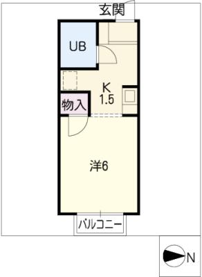 メゾン・ラポール　Ａ棟の間取り