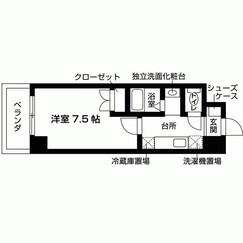 カルミア・甲子園の間取り