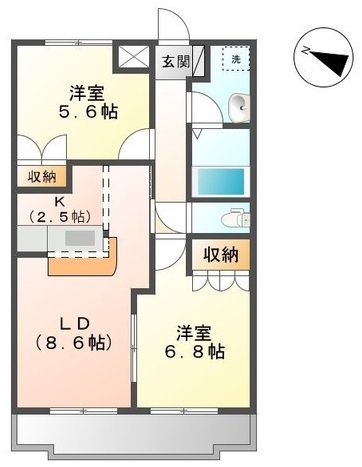 【シンシアの間取り】