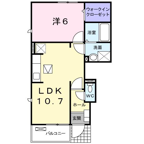 ランプロス　ｄｕｏの間取り