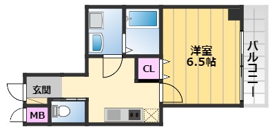 TKアンバーコート堺東の間取り