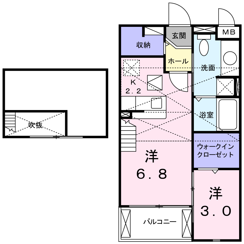 カルムルラーシュの間取り