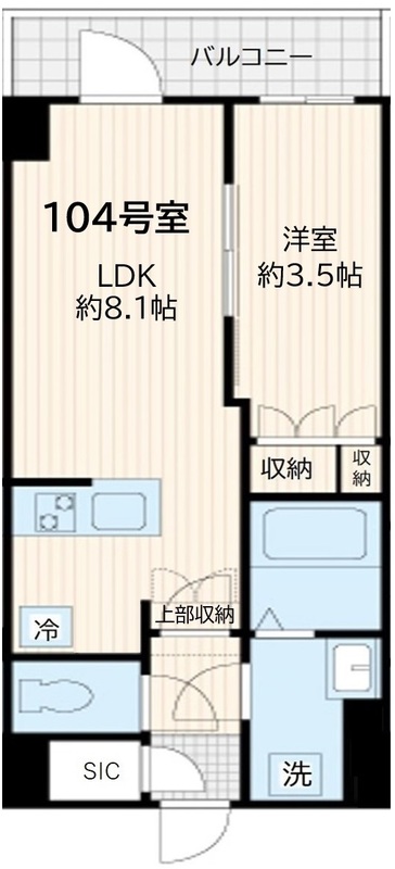 アルカンシエル新宿大京町の間取り