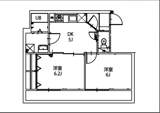 【広島市安佐南区西原のマンションの間取り】