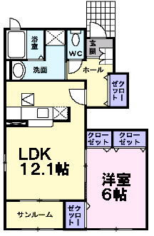 カレント・アミリーIVの間取り