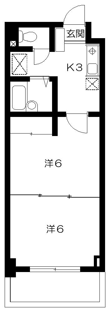 ベルシティ土樋の間取り