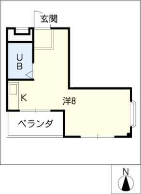 あおやぎハイム６号館の間取り