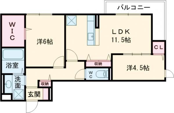 ロイズパレス中百舌鳥WESTの間取り