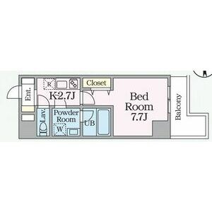 名古屋市中区大須のマンションの間取り