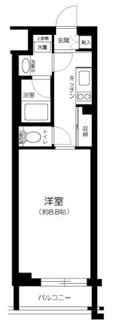 【中野区江古田のマンションの間取り】