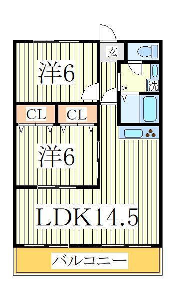 エクセレント富士見台の間取り