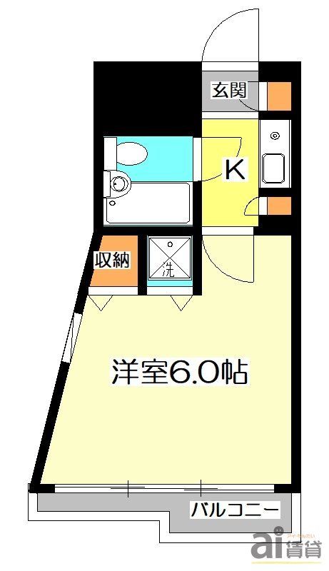 【三鷹市新川のマンションの間取り】