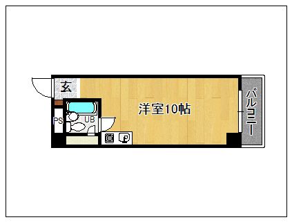 福岡市西区小戸のマンションの間取り