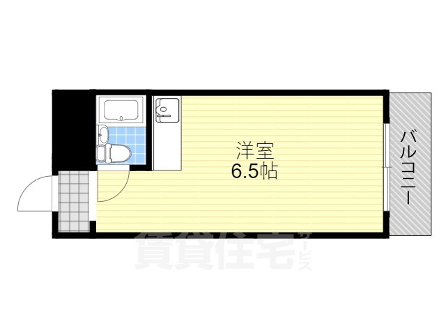 大阪市淀川区三津屋北のマンションの間取り