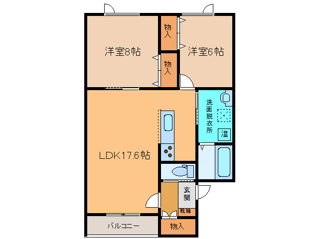 ステラIIKの間取り