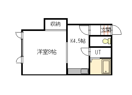 ハイムかん田の間取り