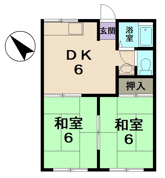 フォーブルヨーセイ　A棟の間取り