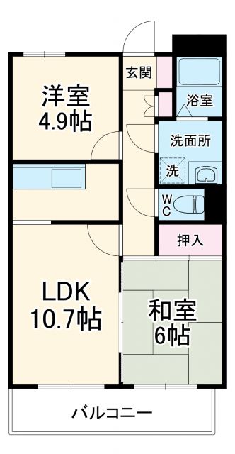 ペイサージュの間取り