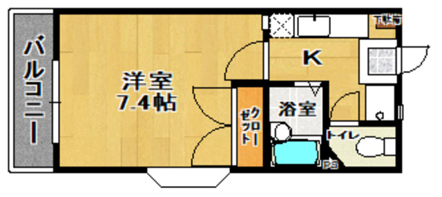 タウンズ桑野清水台第2の間取り