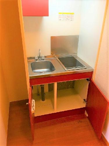 キッチン　電気コンロ２口